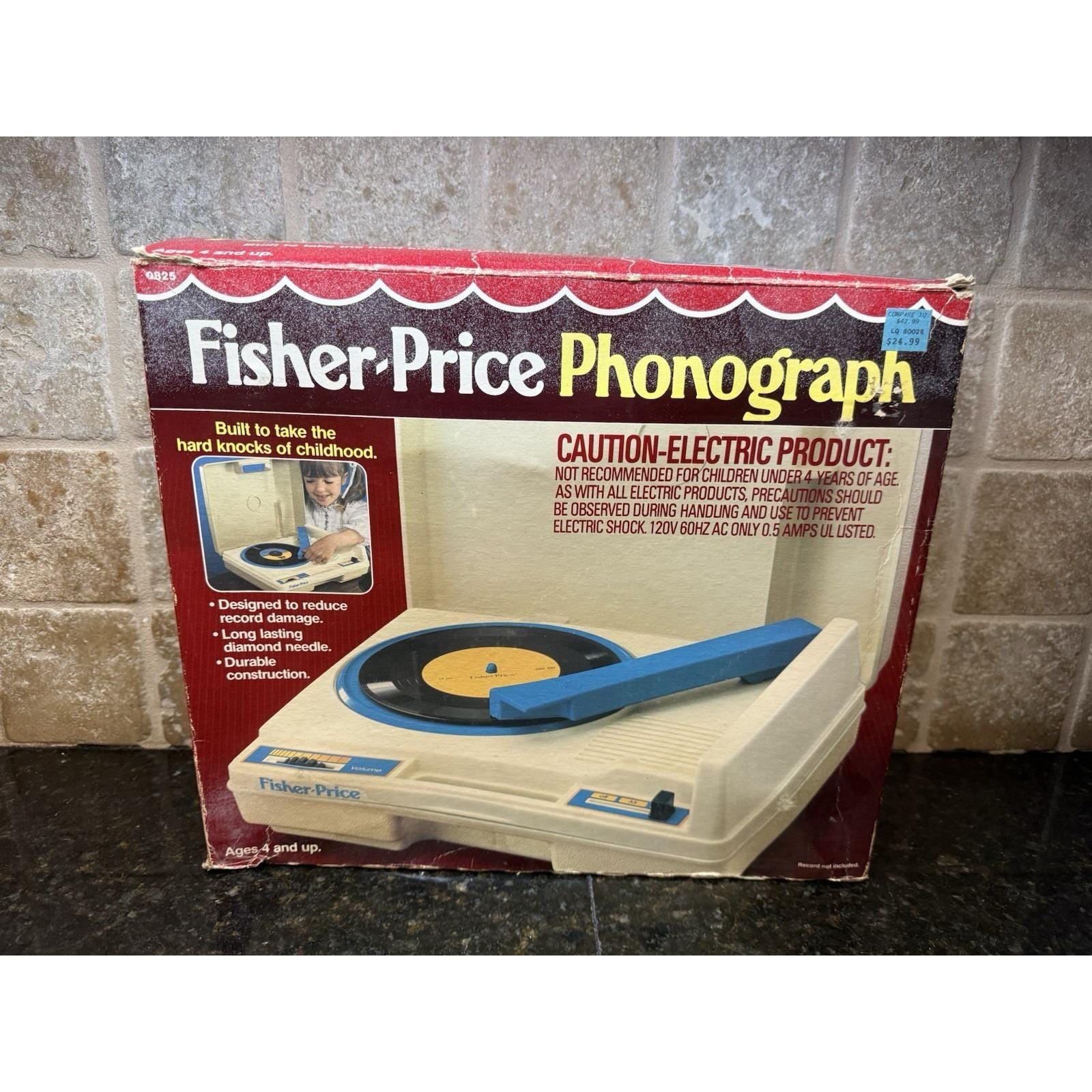 Vtg 1980's Fisher Price Phonograph Record Player #825 WORKS! With Box - Etsy Vtg 1980's Fisher Price Phonograph Record Player #825 WORKS! With Box - Etsy