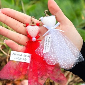 Saponetta personalizzata a forma di abito da sposa, bomboniere in sapone, regali di nozze personalizzati, bomboniere con lumino, bomboniere in sapone sfuso, bomboniere Save The Date