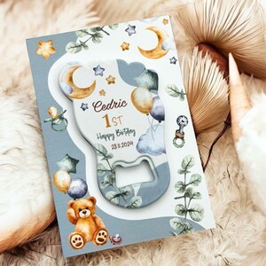 50 pezzi, decorazioni e feste di compleanno, magneti regalo personalizzati, apribottiglie magnetici per bambini, magneti per compleanno bambini, apribottiglie magnetici