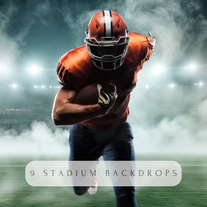 9 Sport Digitale Kulissen, Stadion Hintergrund, Foggy Epic Kulisse, Fußball, Spieler Kulisse, Photoshop Overlays, Digitale Kulisse