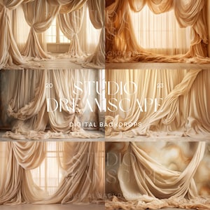 12 Beige Digital Backdrops | Dreamy Bundle | Wedding | Engagement | Maternity Background Overlays | Engagement Photo | Photoshop Overlays