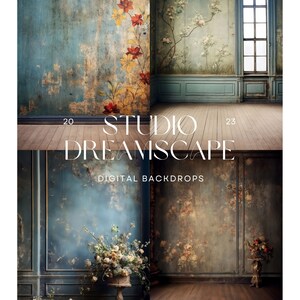 17 Fine Arts Textured Digital Backdrops | Dreamy Moody Bundle | Wedding ...