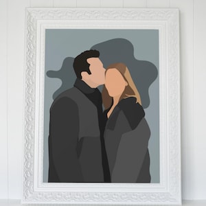 Custom Minimalist Digital Portrait Faceless Illustration ASAP - Faceless Digital Art. Printable Art. Profile picture. Personalized Gift