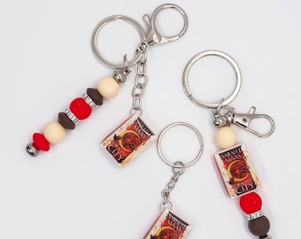 Crescent City Keychain (House of Earth & Blood) | Mini Book Keychain | Sarah J. Maas Inspired | Bookish Gift for Readers