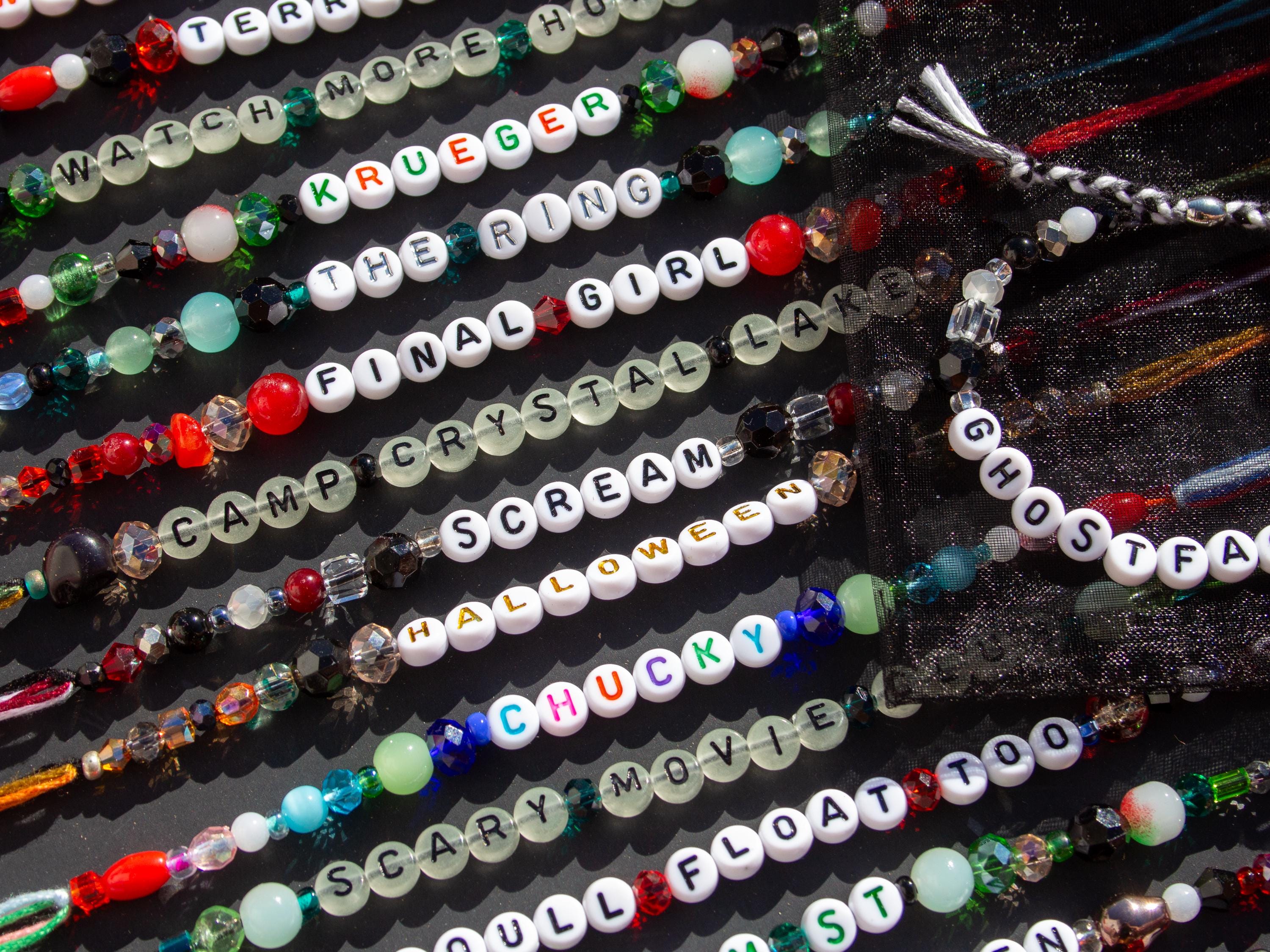 Horror Themed Friendship Bracelets | Horror Movies, Final Girl