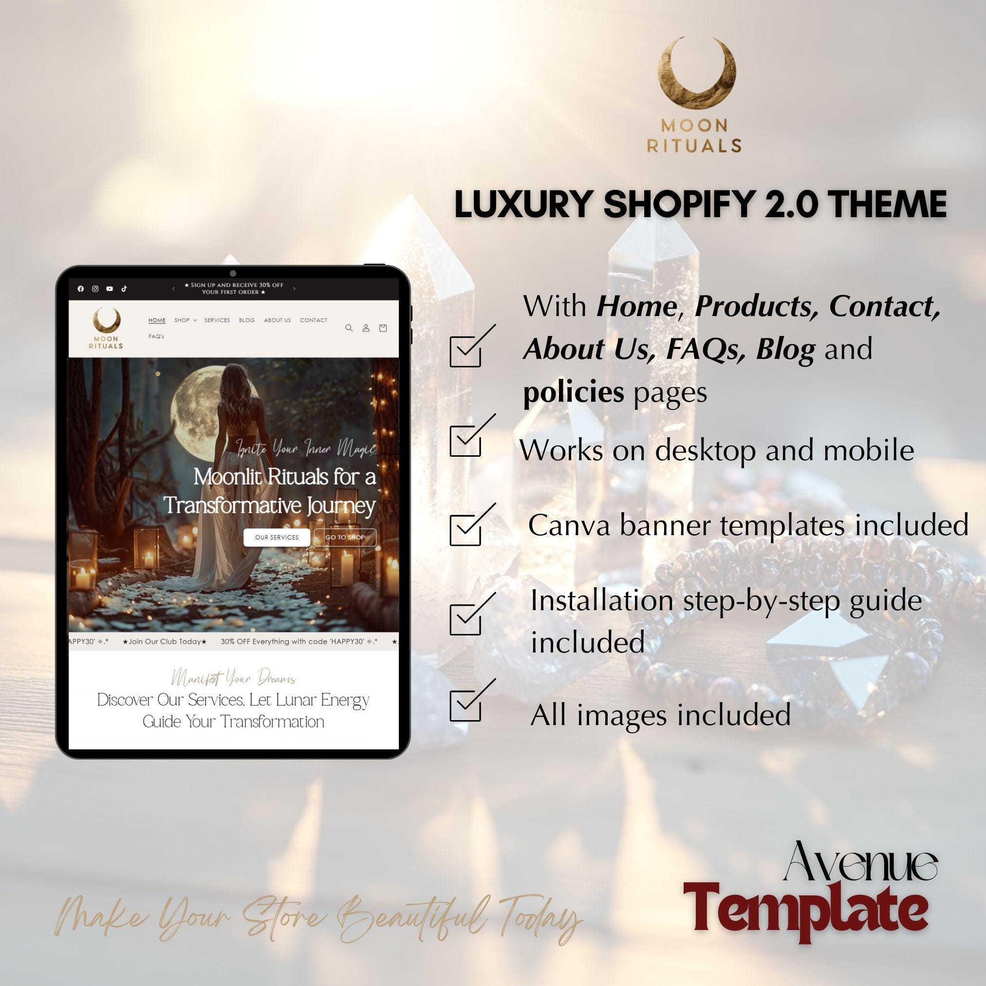 Celestial Shopify Theme, Magic Shopify Theme, Numerology Shopify, Tarot ...
