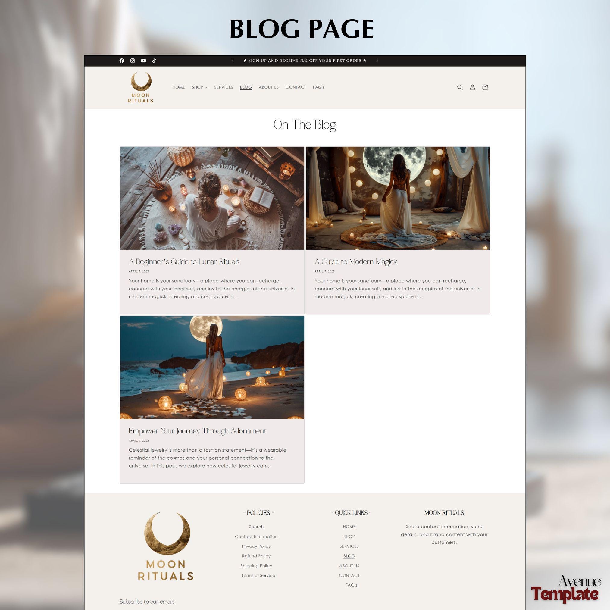 Celestial Shopify Theme, Magic Shopify Theme, Numerology Shopify, Tarot ...