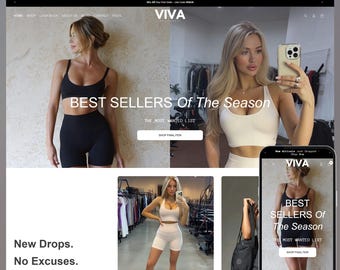 Shopify Theme for Sport Brand, Elegant Minimal Boutique Website Template, Sport Apparel Shopify Theme, Shopify template