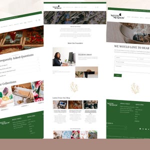Thème Shopify sorcière, thème Shopify céleste, bannière Magic Canva, modèle de tarot astrologique, POD, thème Shopify magique, thème Shopify en cristal image 6