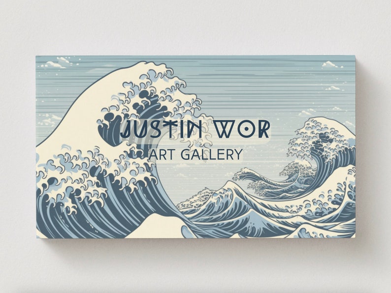 Editable Business Card Japanese Traditional Card Template Etsy