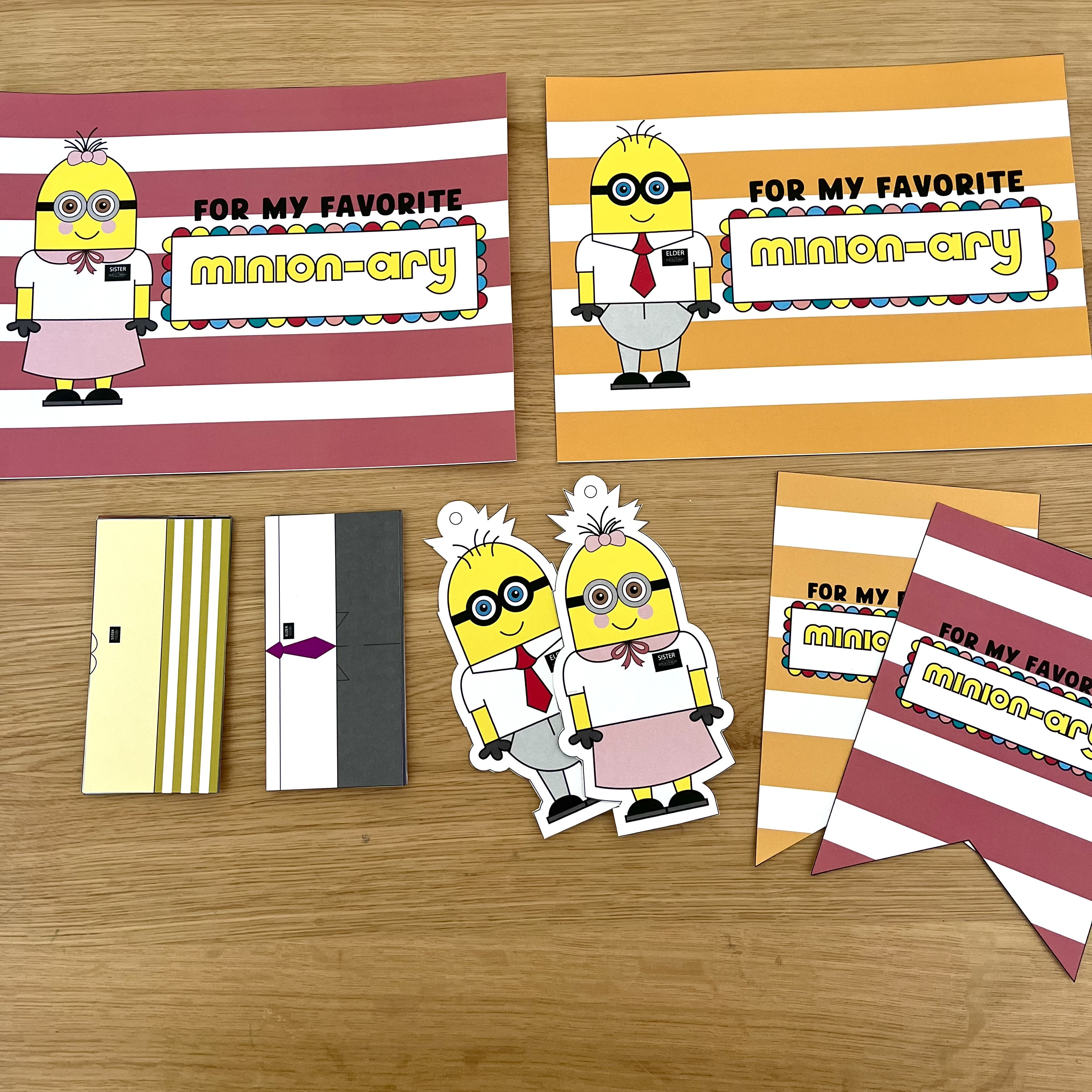 Missionary Box- My Favorite Minion-ary Printable Pack - Etsy