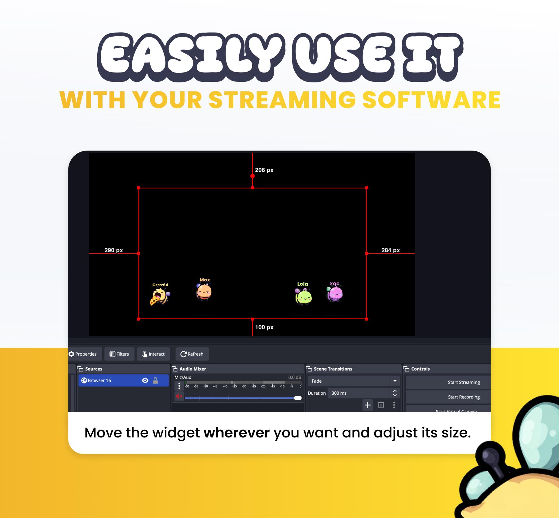 STREAM BEES WIDGET // Alerts , Channel Points , Chat // Twitch ...