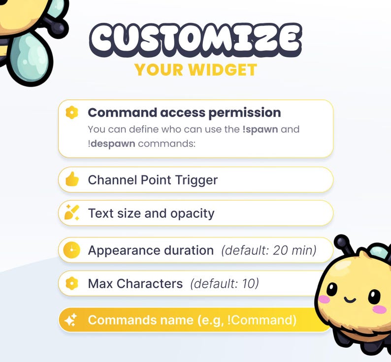 STREAM BEES WIDGET // Alerts , Channel Points , Chat // Twitch ...