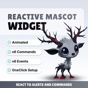 PET DE TRANSMISSÃO REATIVA - Dark Windigo - Widget Twitch - Arquivos HD - Download instantâneo - Configuração com StreamElements // Compatível com Obs