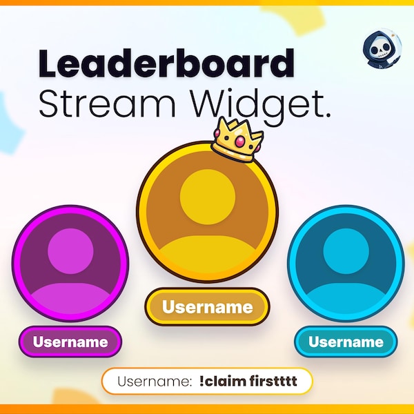 Streamwidget - Leaderboard // Claim je plaats // ALLEEN TWITCH
