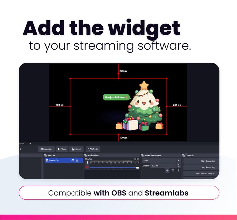 Stream Widget - Christmas Tree - React to Alerts and Channels Points ...