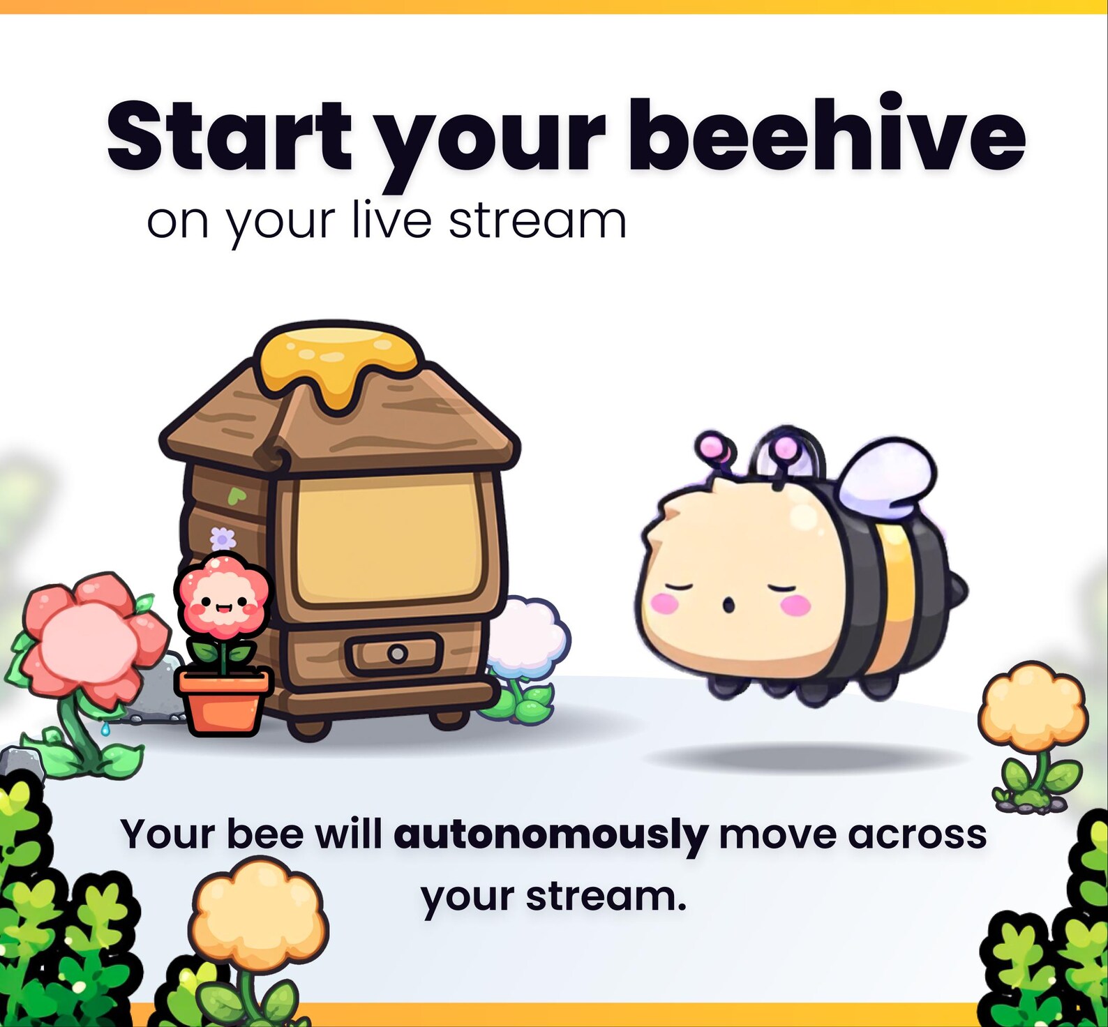 Stream Widget - Bees Village - Earn Rewards, Upgrade Your Beehive and ...