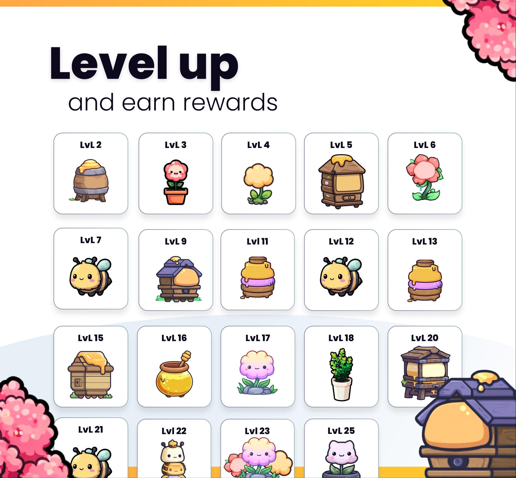 Stream Widget - Bees Village - Earn Rewards, Upgrade Your Beehive and ...