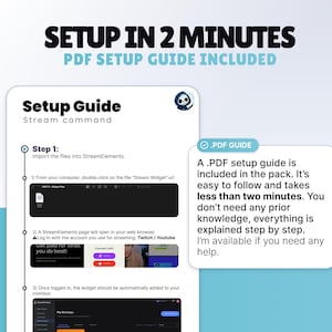STREAM COMMAND WIDGET - OnlyFans - Chat Command for Twitch and Youtube // Instant Download image 4