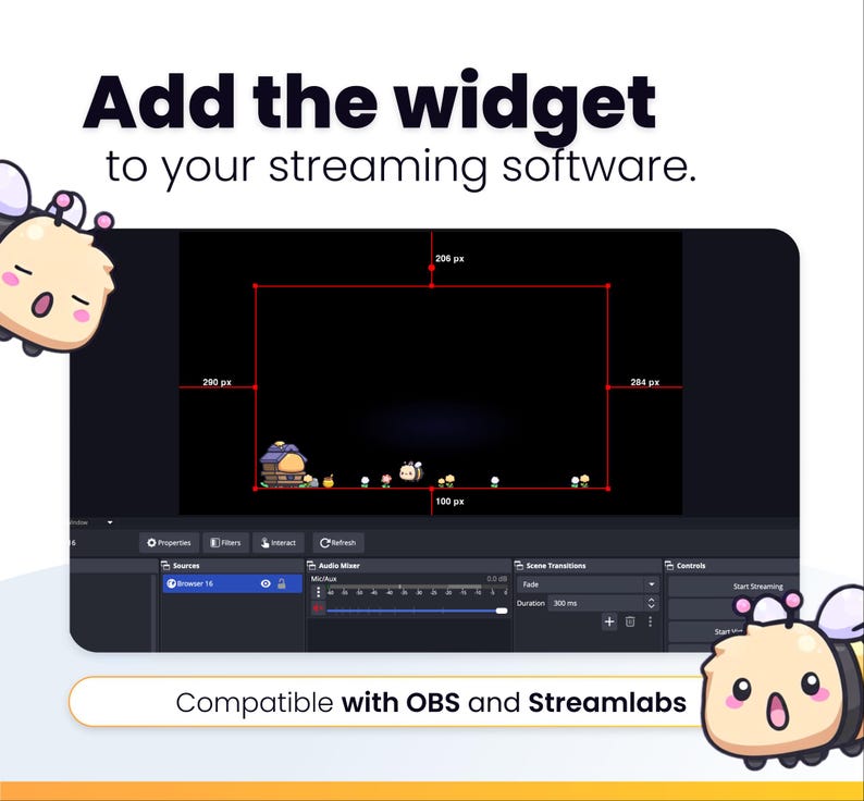 Stream Widget - Bees Village - Earn Rewards, Upgrade Your Beehive and ...