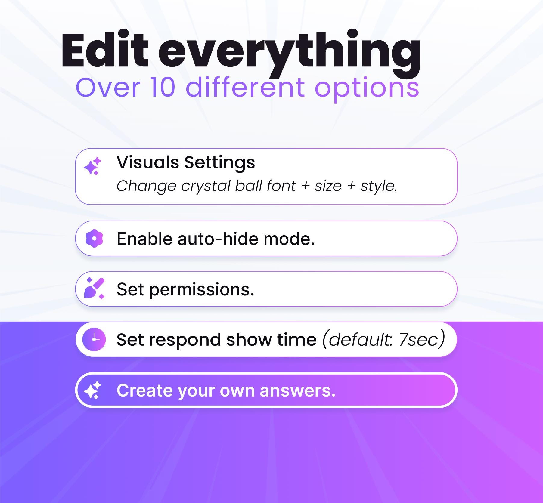 Stream Widget - Crystal Ball - Work With Twitch and Youtube (instant ...