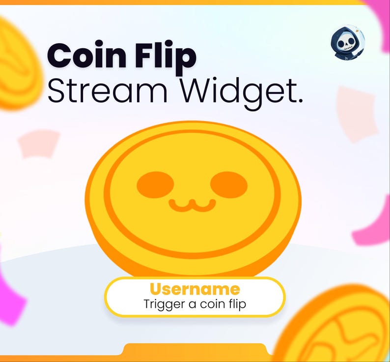 Stream Widget - Coinflip - Trigger With Channel Points, Alerts or ...