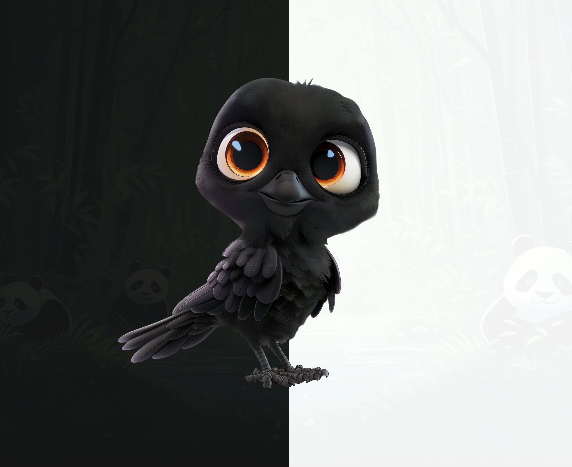 Animated Chibi Raven Pet – Twitch Stream Decoration (instant Download ...