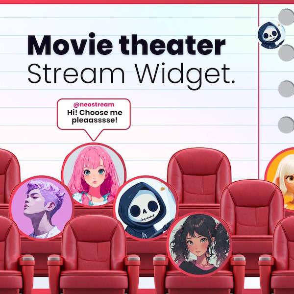 STREAM THEATER WIDGET - Interactive widget for Twitch and Kick