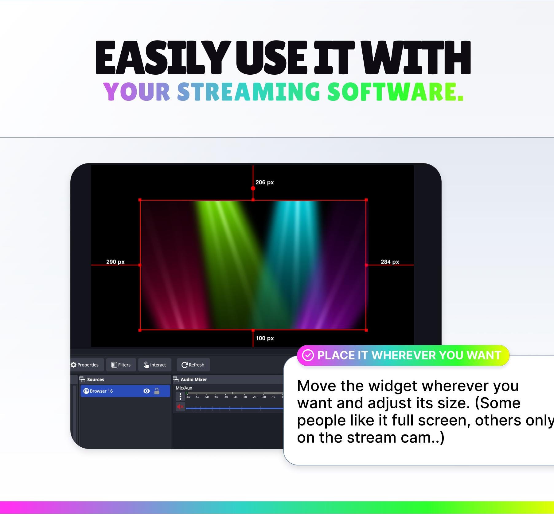 STREAM COMMAND WIDGET - Spotlights - Chat Command for Twitch and ...