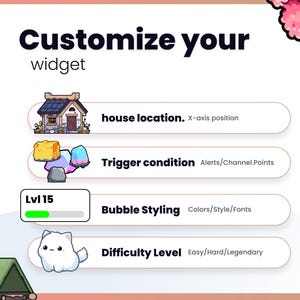 Stream Widget - Winziges Dorf - Sammle Ressourcen, verbessere deine Basis und mehr! Twitch und Youtube Bild 9