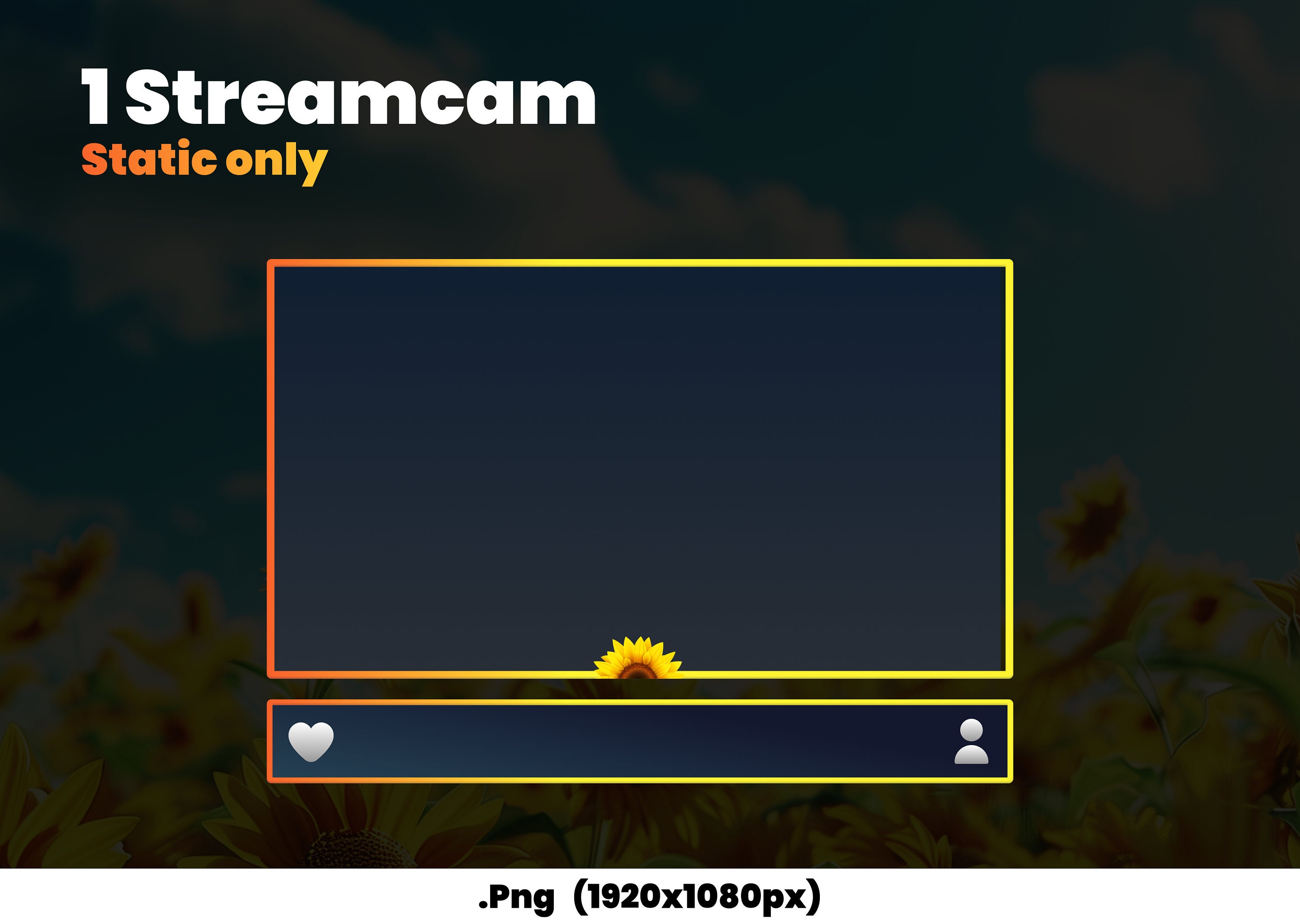 Animated Sunflower Twitch Stream Package - Overlays, Badges, Screens ...