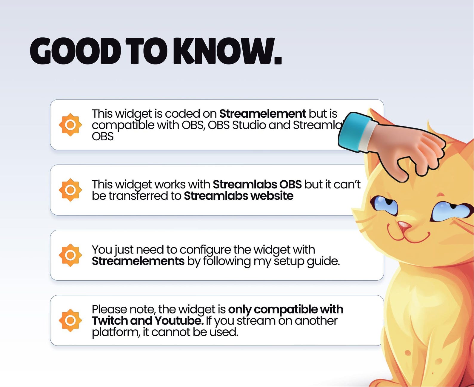 REACTIVE STREAM PET - Cat (beige) - Twitch Widget - Hd Files - Instant ...