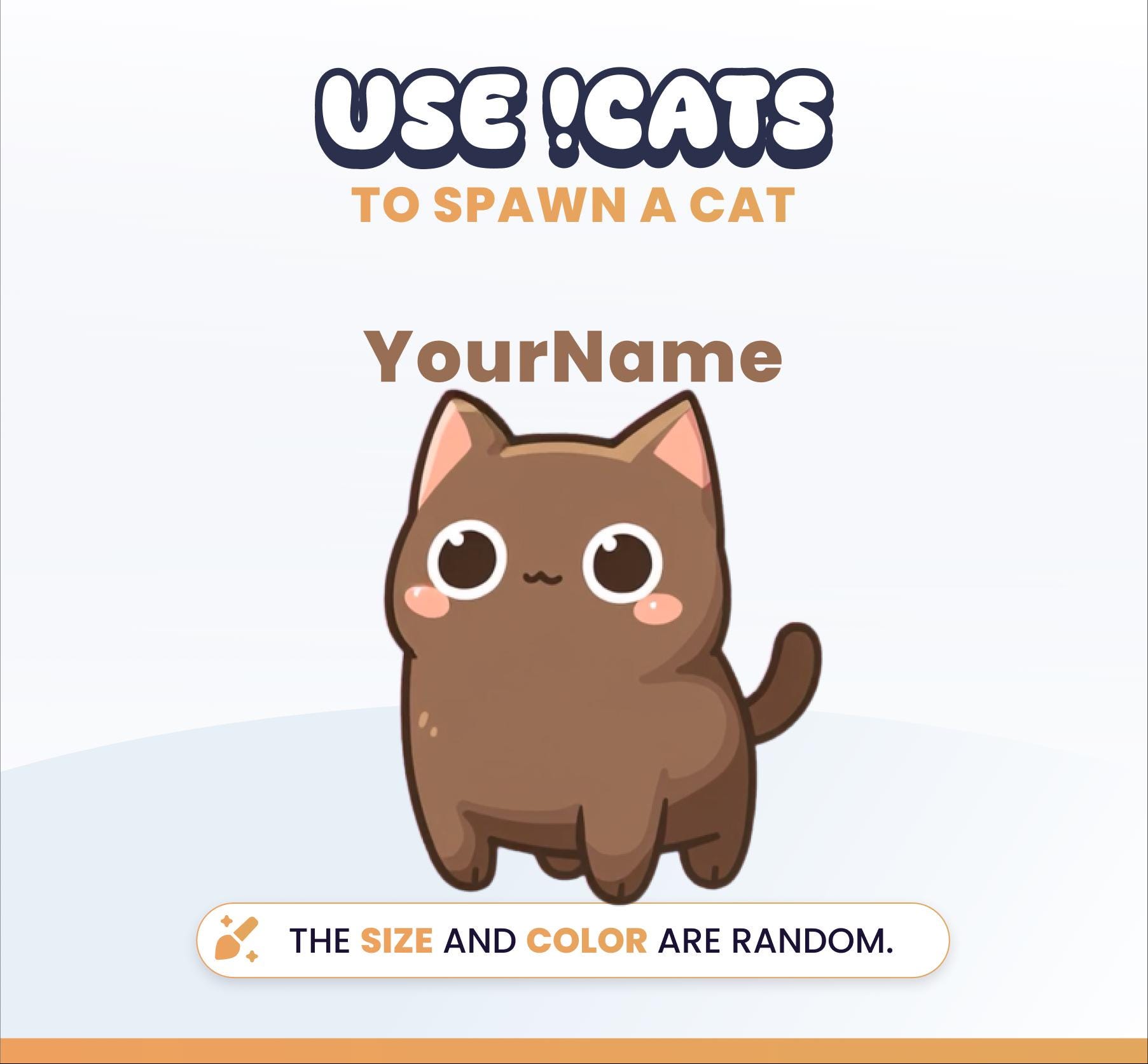 STREAM WIDGET - Cute Cats - Streamelement Widget - Work With Twitch and ...