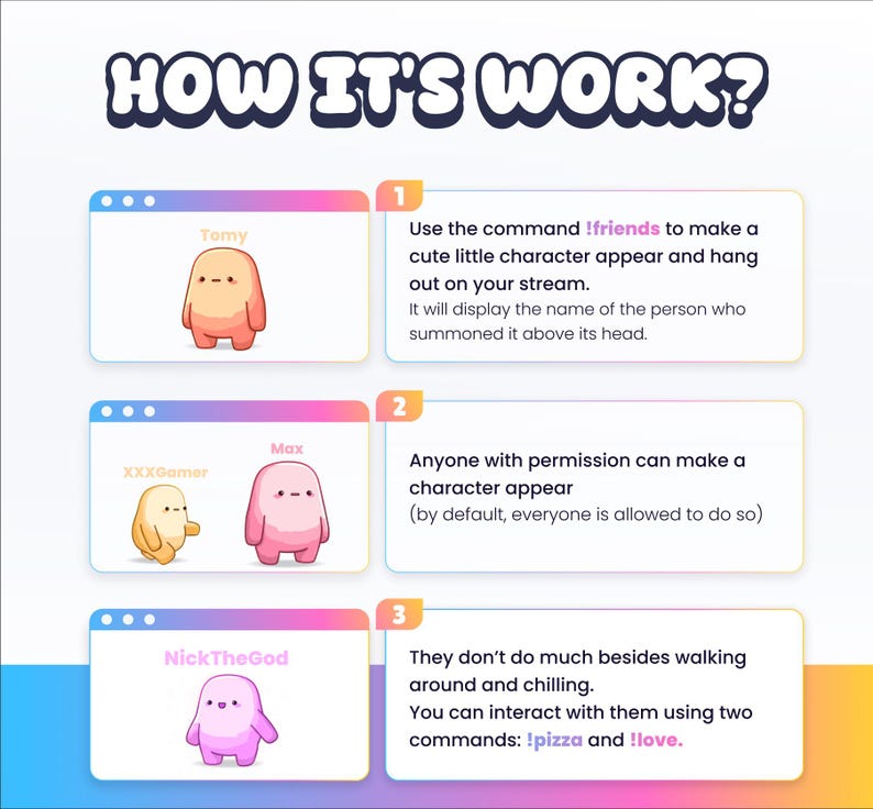 STREAM WIDGET - Friends - Streamelement Widget - Work With Twitch and ...