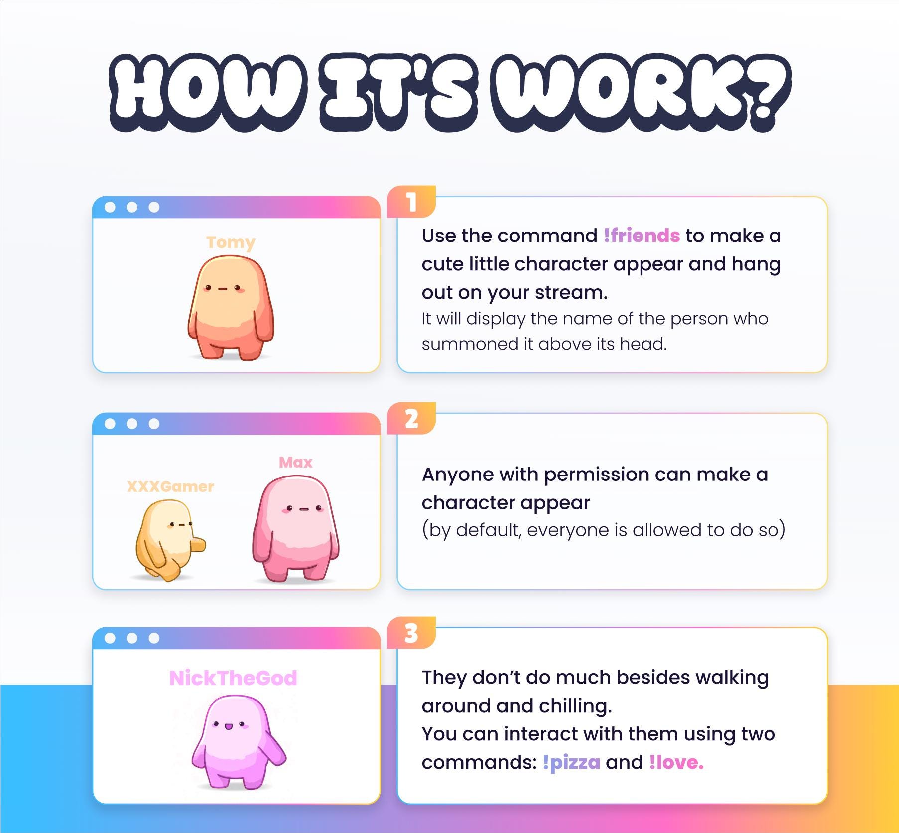 STREAM WIDGET - Friends - Streamelement Widget - Work With Twitch and ...
