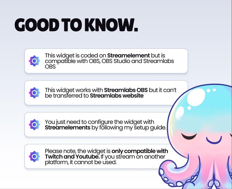 Steaming Octopus REACTIVE STREAM PET - Octopus - Twitch Widget - Hd Files - Instant ...