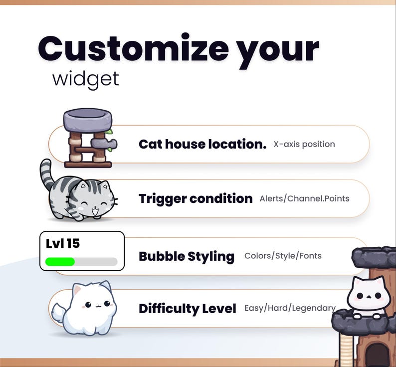 Stream Widget - Cats Paradise - Earn Rewards, Upgrade Your House and ...