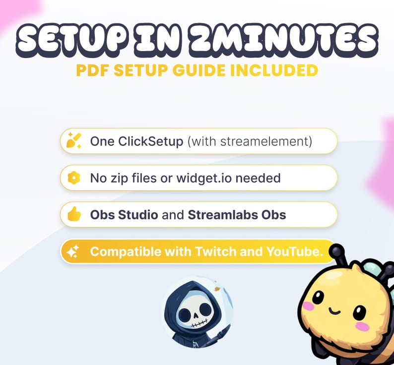 STREAM BEES WIDGET // Alerts , Channel Points , Chat // Twitch ...