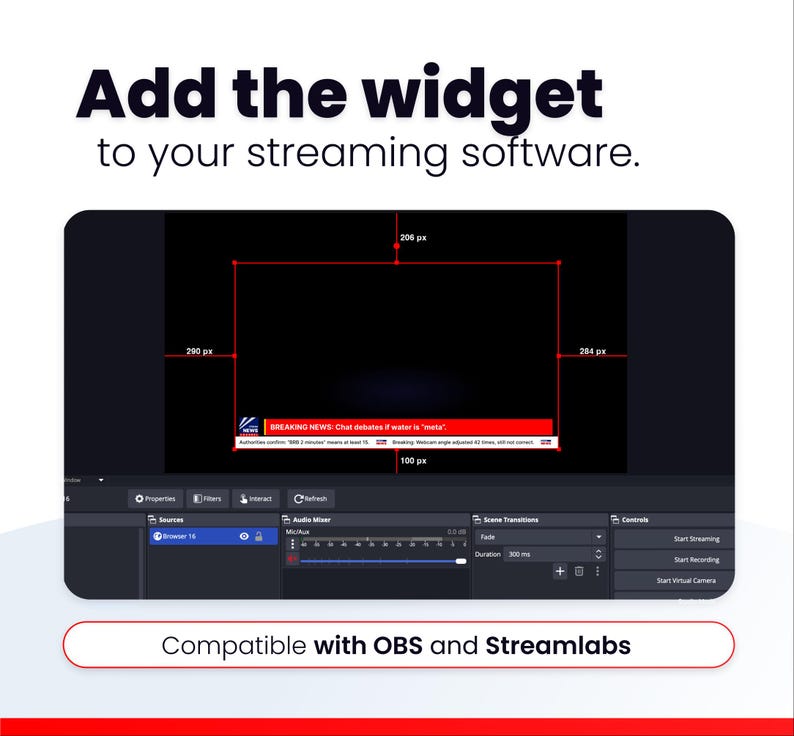Stream Widget - Live News - Simulate a Live TV Set - Twitch and Youtube ...