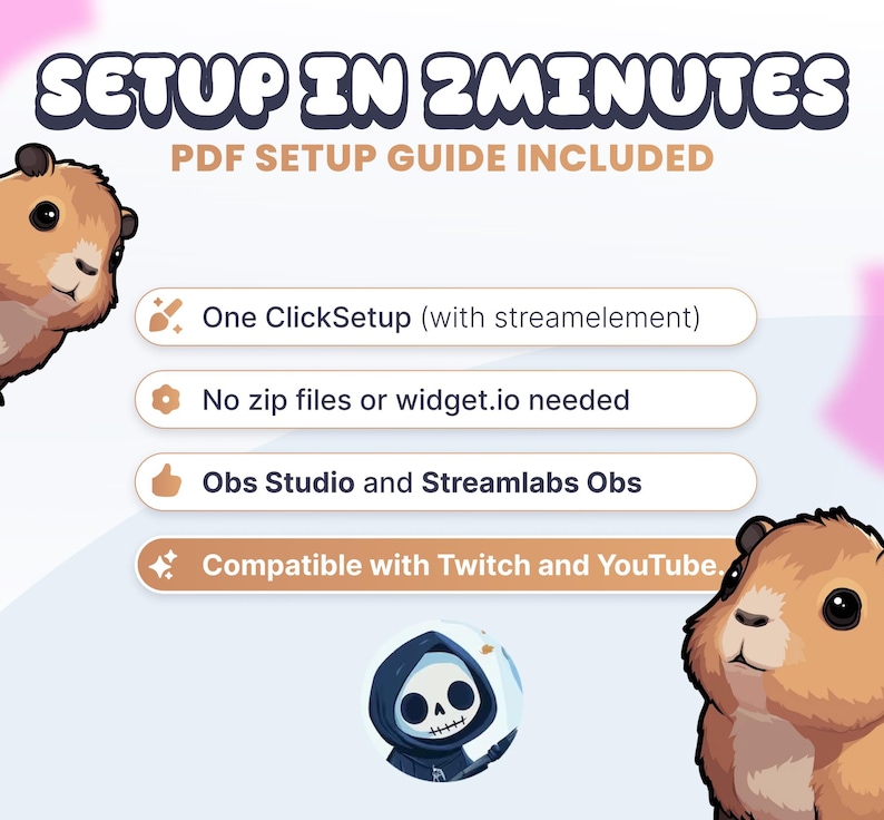 STREAM AVATARS - Capybaras // Twitch & Youtube - Streamelements ...