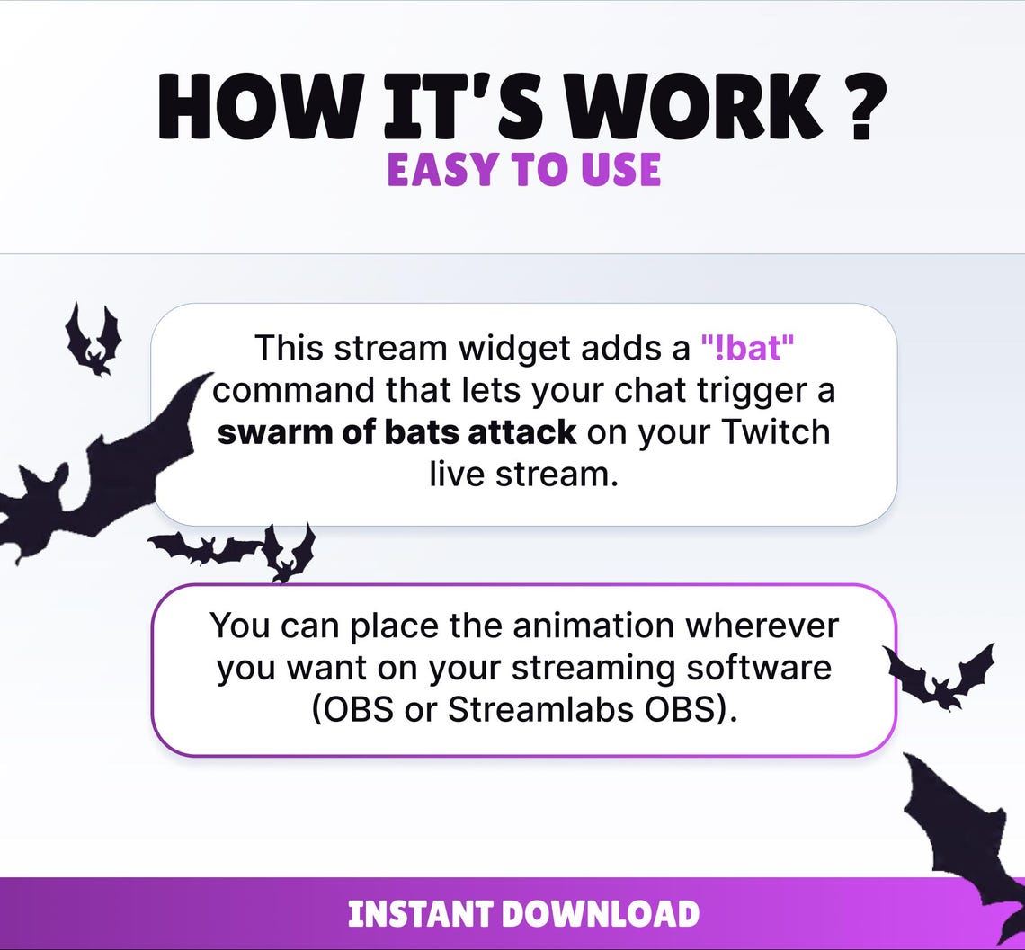 STREAM COMMAND WIDGET - Bat - Chat Command for Twitch and Youtube ...