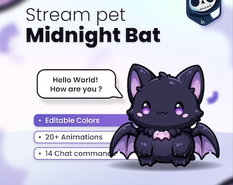 Reactive Stream Pet - BAT  // Chat Commands - Alerts - Channel Points // Twitch, Youtube and Kick