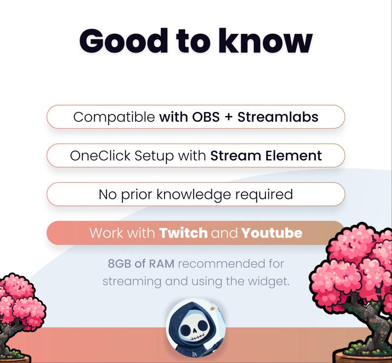 Stream Widget - Winziges Dorf - Sammle Ressourcen, verbessere deine Basis und mehr! Twitch und Youtube Bild 11