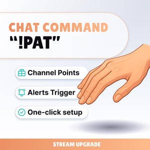 STREAMCOMMAND WIDGET - Pat - Chatopdracht voor Twitch en YouTube // Direct downloaden