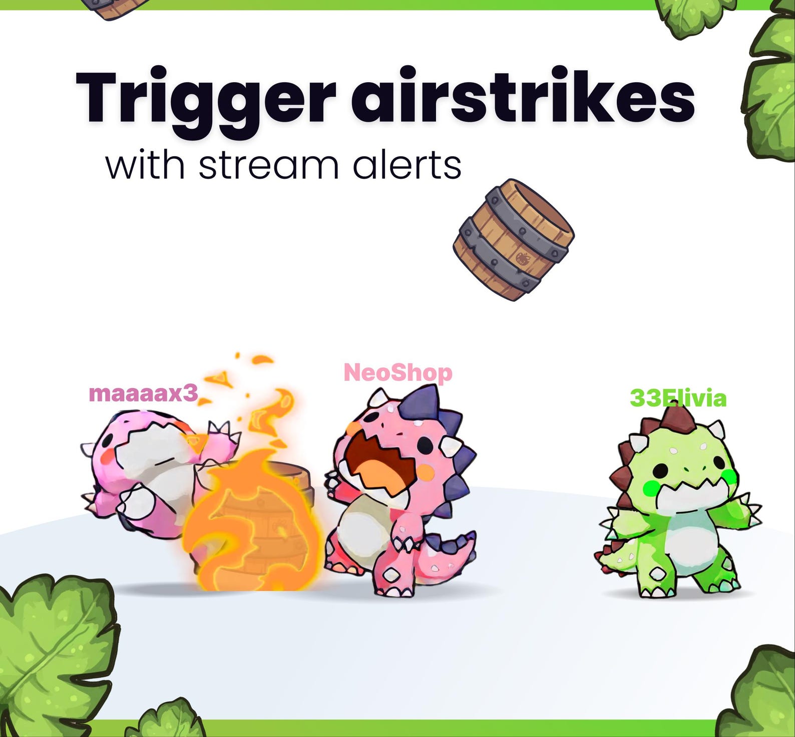 DINO FIGHT - Stream Widget for Twitch & Youtube - Streamelements ...