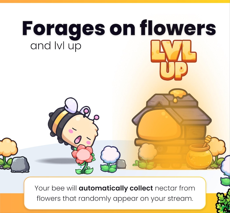 Stream Widget - Bees Village - Earn Rewards, Upgrade Your Beehive and ...