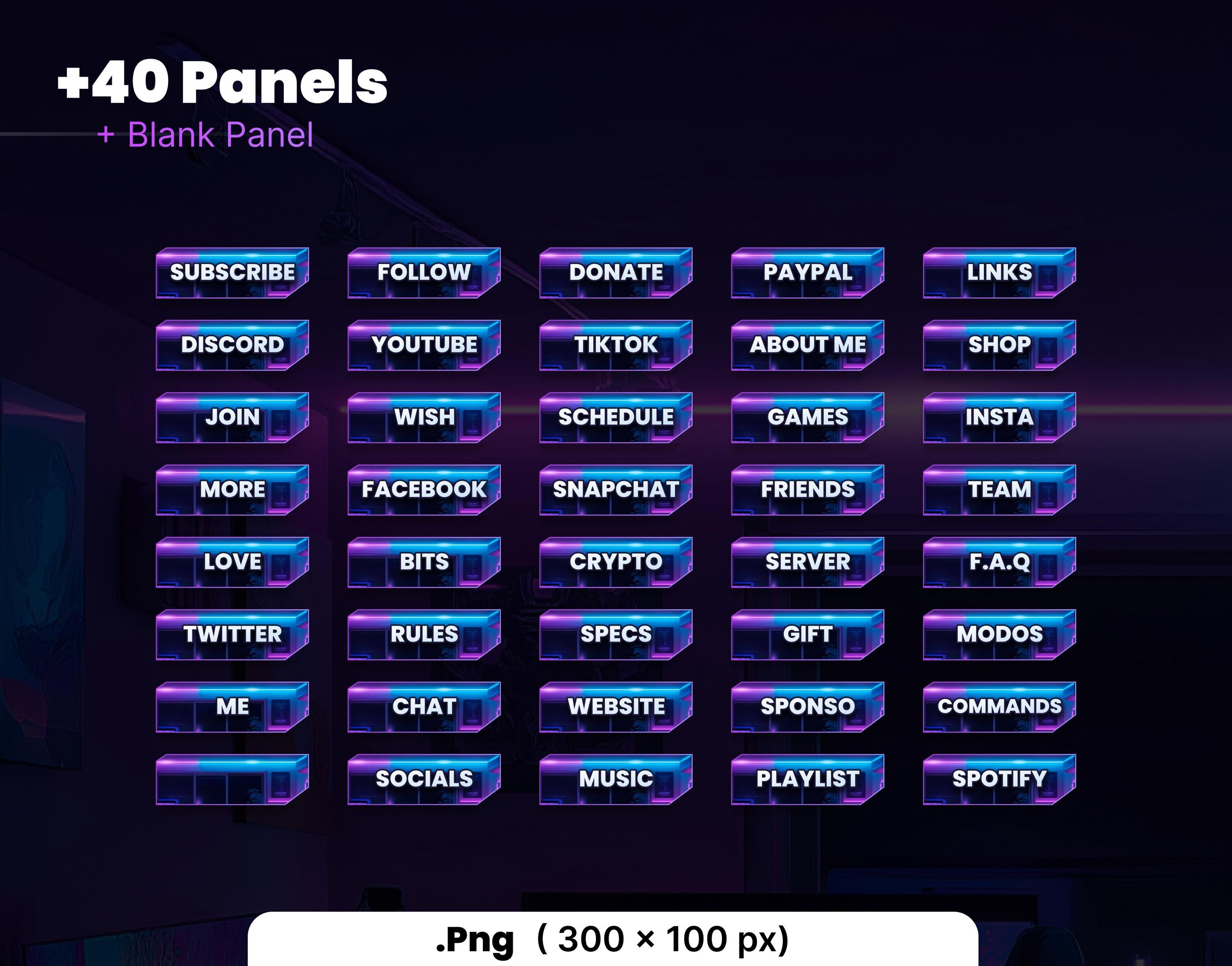 ULTRAWIDE STREAMPACK - Gaming Room - Blue and Purple - 3440x1440px -  Animated Pack - Instant Download - Twitch / Youtube / Kick - Etsy