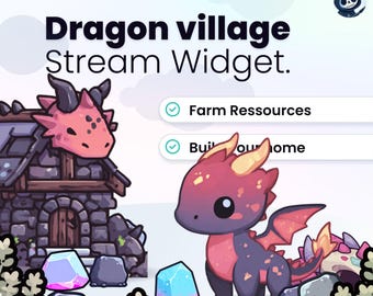 DRAGON Stream Village - Earn Rewards, Upgrade your Village and more! Twitch and Youtube