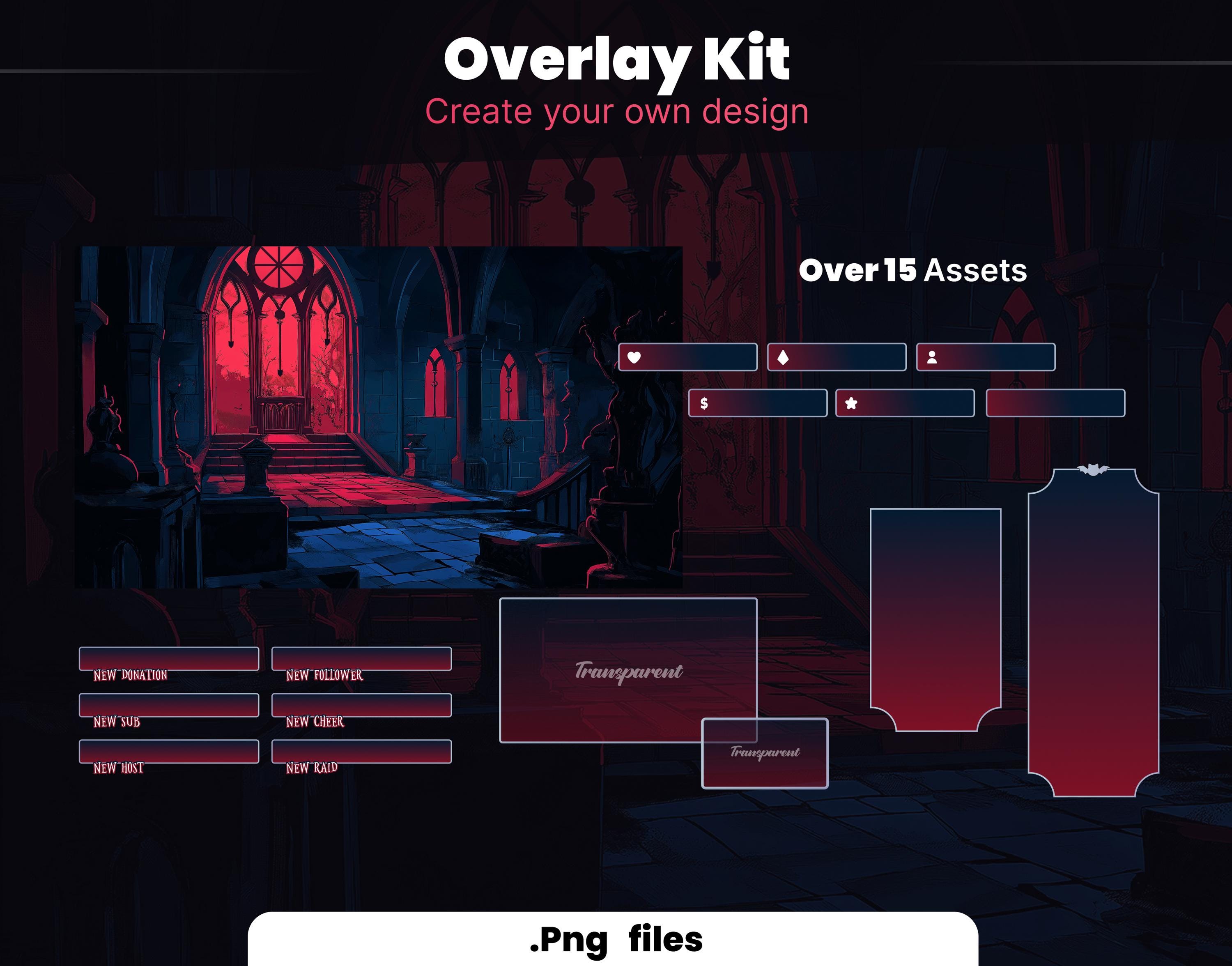 Stream Package - Vampire Castel | Animated Stream Package | 1920x1080px ...