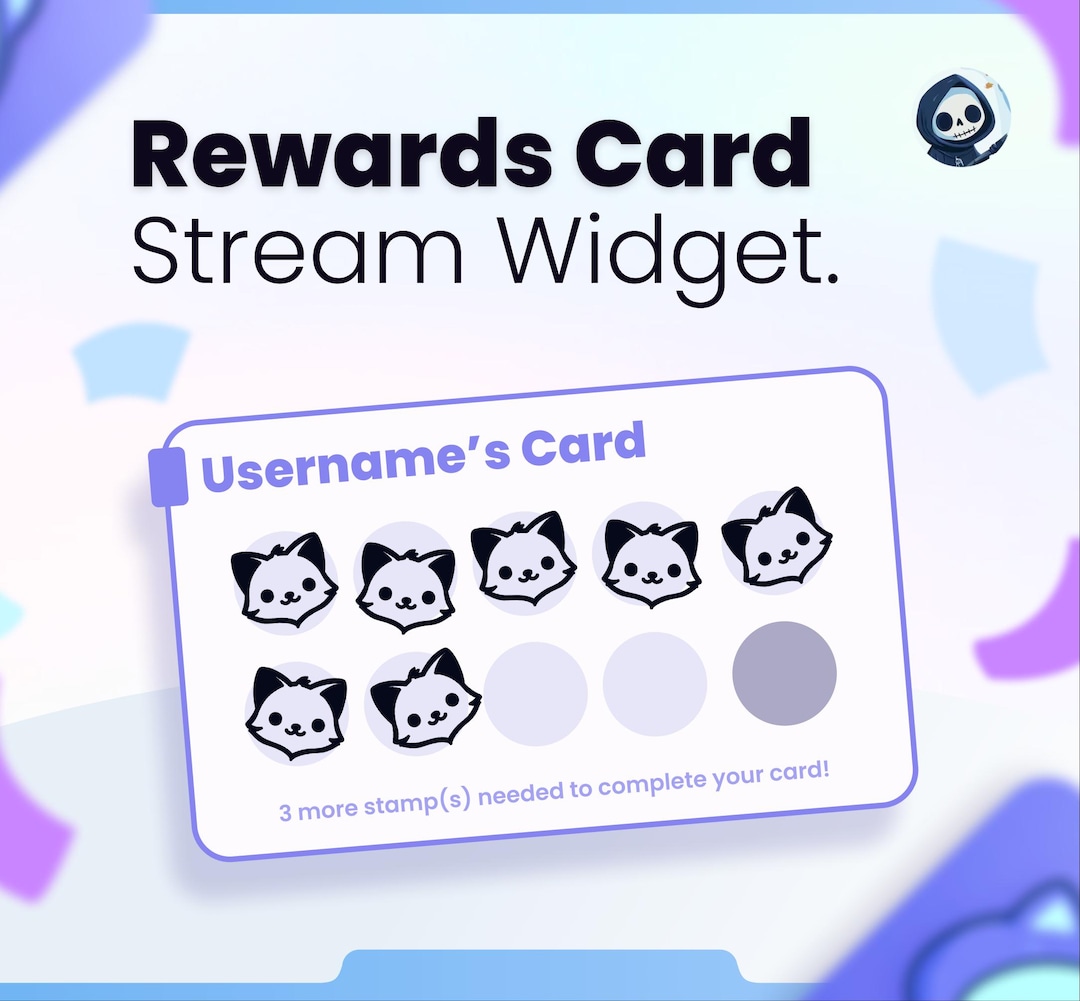 Stream Widget - Rewards Card - Trigger With Channel Points, Alerts or ...